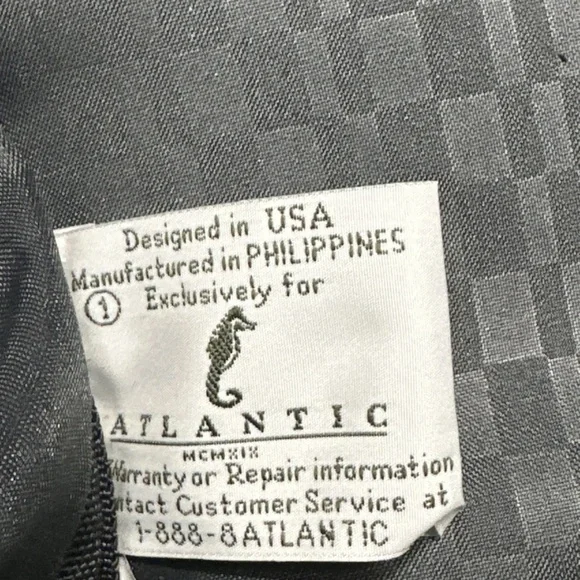 Vintage Atlantic Brown and Green Floral Travel Bag